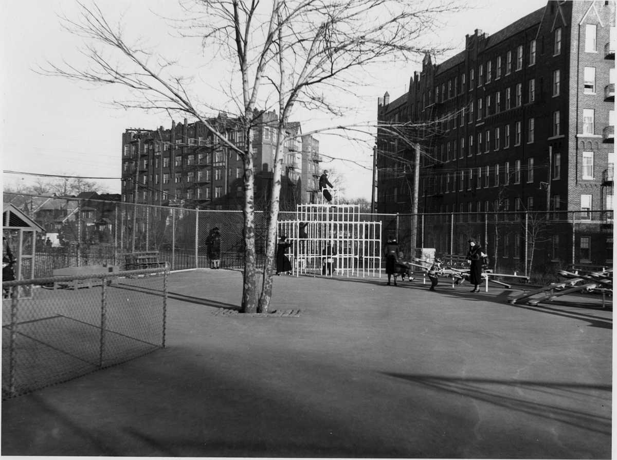 An undated photo of Jackson Pond Playground at Forest Park in Richmond Hill